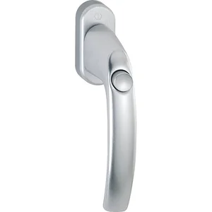 HOPPE Fenstergriff ATLANTA mit Druckknopf, Aluminium silber eloxiert