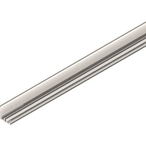 SOLIDO/HELM Blende zu Anschlagschiene L=2500 mm auf Maß Edelstahl-Effekt