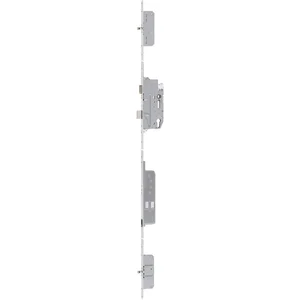 MFV-Schloss 134/MO/SET-5, Stulp 2200 x 20 x 2,7 mm, eckig, silberfärbig