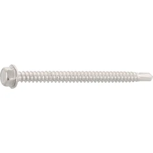 DIN7504K 4.8x 45 Edelstahl A2 Sechskant-Bohrschraube ~ISO15480