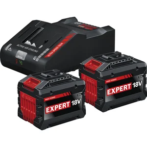 BOSCH Akku-Starterkit EXBA 18 Volt / 2 x 15,0 Ah Akku u Ladegerät EXAL18V-160