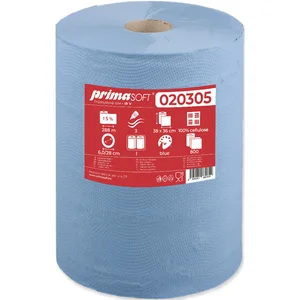 Putzpapier-Rolle IR V primaSOFT blau 3-lagig Packungsinhalt 1 Rollen