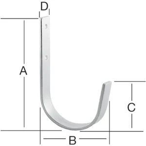Universalhaken 15 x 87 x 32 x 38 mm verzinkt