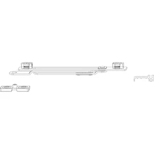 MACO Drehbegrenzung POWER, PVC Typ 1, FFB 330-1400 mm, 150kg , silber