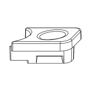 MACO Hubbegrenzung, aufschraubbar, PVC natur (43625)