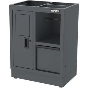 SEMLOC Unterbau-Kombischrank 910 x 680 x 458 mm schwarz
