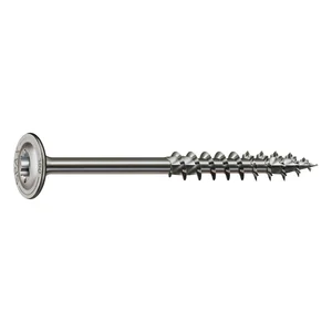 SPAX Holzbauschraube Tellerkopf 6.0x100 TG Torx 30 Edelstahl A2 mit Bewertung