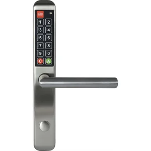Zutrittskontrollsystem, Langschildbeschlag EasyKey Slim, PZ 72, Edelstahl