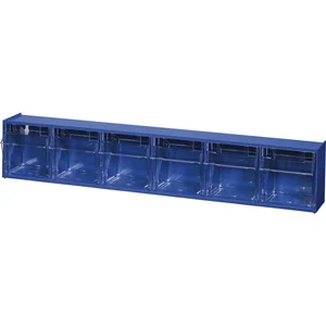 ALLIT Klappschütten-Magazin Gr. 6 blau 600 x 95 x 115 mm