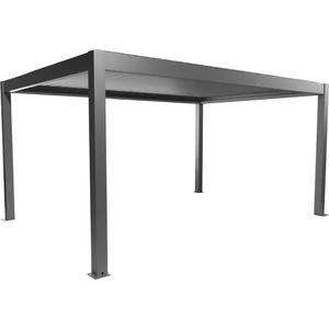 BIOHORT Pergola Gr. 5 x 3,5 quarzgrau
