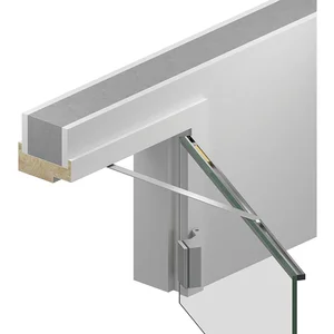 ATHMER Türöffnungsbegrenzer Porti für Glastüren, 709-959mm, 50kg, Holzzarge