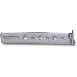 Stockpratzen gerade, Version A, 120 x 20 x 1,5 mm, Stahl verzinkt