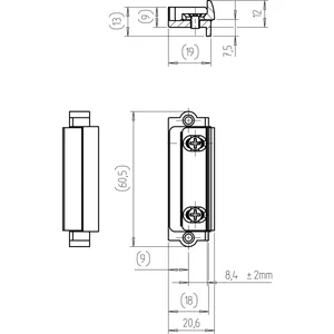 KFV Austauschstücke Falzluft 11 mm, Eurofalz 20 mm