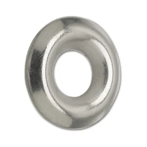 Fassonscheibe 3.9x10 Eisen vernickelt für Senkschrauben