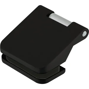 DORMA-Glas Türband Flügelteil Junior Office 11.230, 38,5 mm, Alu schwarz RAL9005