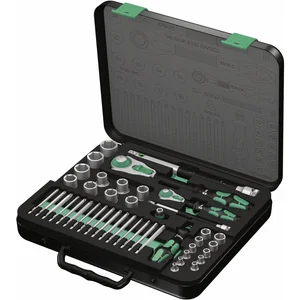 WERA Steckschlüssel-Satz 1/4"-1/2" Zyklop-Speed 8100 SA/SC 2 43-teilig