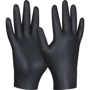GEBOL Einweghandschuhe Black Nitril eco ungepudert Größe M - 100 Stück