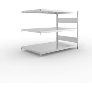 META Steck-Anbauregal 1025 x 1300 x 800 mm 3 Fachböden 230 kg