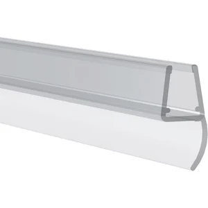 REHAU Mitteldichtprofil mit Lippe, für 6 - 8 mm, 2500 mm, Kunststoff transparent