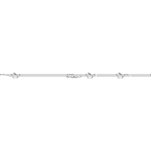 MACO HS Hakengetriebe PZ DM 27,5, FFH 2670-3360 mm, Alu silber eloxiert (224156)