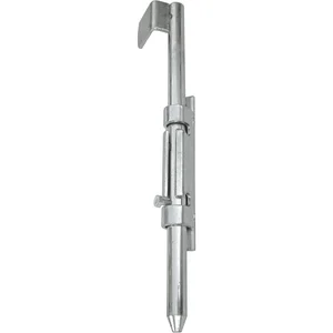 Bodenriegel mit Flansch, 300 mm, Stahl verzinkt