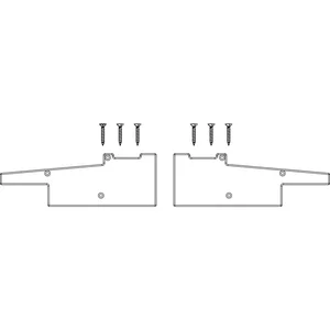 MACO Fiber-Therm Abdeckkappen-Set, Grundkörper 180 mm, silber (102886)