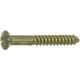 Holzschraube LKO DIN 95 mit Schlitz - Messing blank