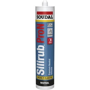 SOUDAL Neutralsilikon Silirub PRO N anthrazit 300ml