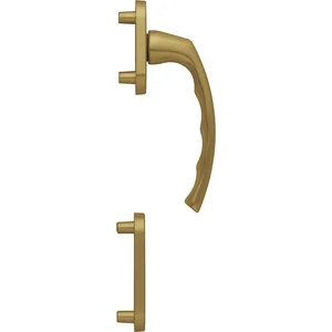 HOPPE Balkontürgriff-Halbgarnitur LIÈGE - außen hoch, bronze