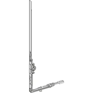 ROTO D-/DK-Getriebe konstant DM 15 mm Eckumlenkung 1S-P L=460/120 mm silber