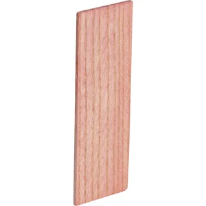 Holzklotz Esche lackiert 80 x 20 x 2 rot