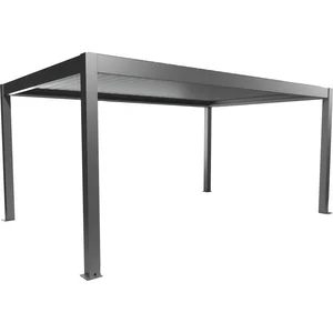 BIOHORT Pergola Gr. 5,5 x 3,5 quarzgrau