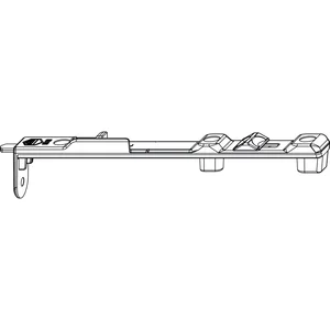 MACO MM Kantriegel oben links MM-KS, für Beschlagsnut, L=165 mm, silber (214337)