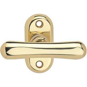 MARCHESI Fenstergriff ELEGANT - sichtbar geschraubt, 7x35, Messing poliert