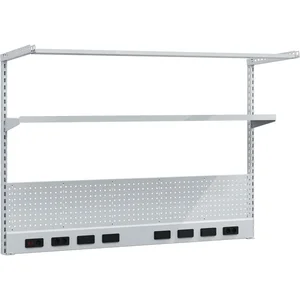 LISTA Universeller Aufbau BxH 2000x1590mm RAL7035 Energiekanal Typ Schuko