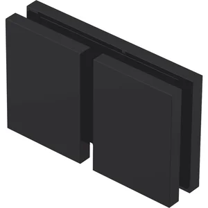 DORMA-Glas Längsverbinder 180° Glas-Glas MORANO S1,S1XL/TANORA S1,S2, schwarz