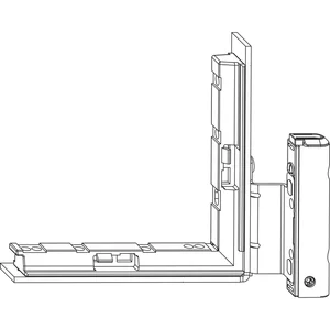 MACO Falzecklagerband DT130 mit ÜV 12/20-13 mm mit Unterlage links silber