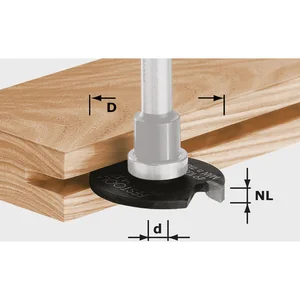 FESTOOL Scheibennutfräser HW ohne Frässpindel 5 mm