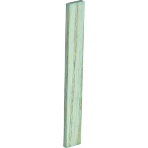 Holzklotz Esche lackiert 80 x 8 x 3 grün