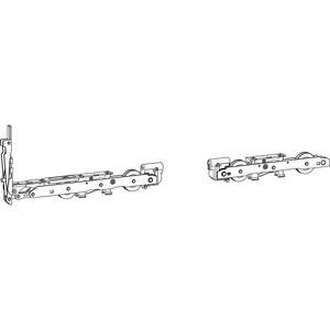 HAUTAU ATRIUM HS 330 +8 Grundkarton Laufwagen, 330 kg, für PVC-Profile, Stahl