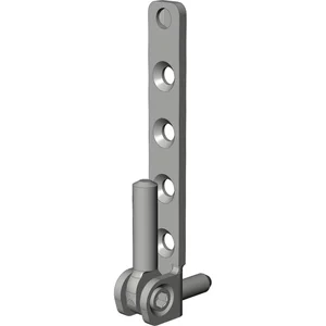 WINKHAUS Ecklager ESV.6-3-16.SL/BR, symmetrisch, 100 kg, silber/braun