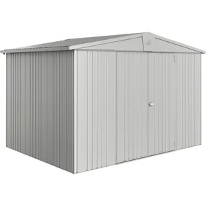 BIOHORT Gerätehaus Europa 5 silber-metallic