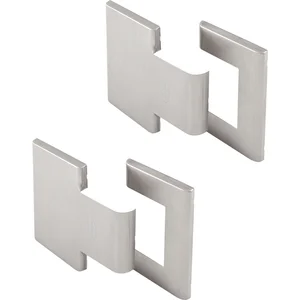Abdeckkappenpaar zu Duschtürband 8015BTJC,Aluminium Edelstahl satiniert
