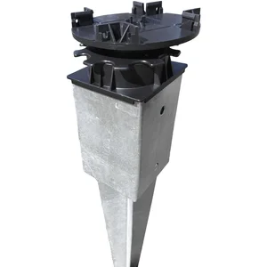 K&R Terrassenlager Flex-Clip für Bodeneinschlaghülse (91x91 mm)
