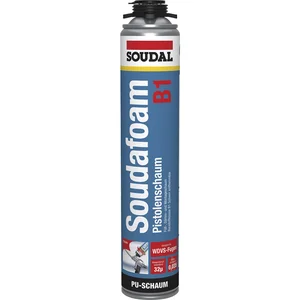 Soudal 1K - Pistolenschaum Soudafoam GUN B1 750ml, - 45L Ausbeute