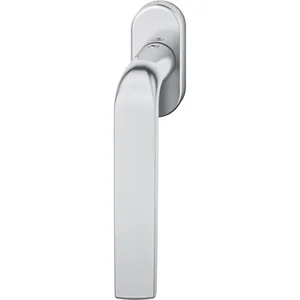 FSB Fenstergriff 34 1267 ovale Rosette 32,5 x 70, Edelstahl matt