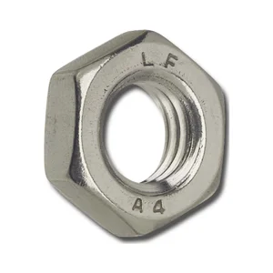 ISO8675 M24x1.5 Edelstahl A2 flache Feingewinde-Sechskantmutter (DIN439-2)