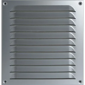 UPMANN Wetterschutzgitter aufschraubbar eckig 230x240 mm Alu silber