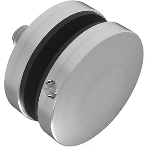Glaspunkthalter für 8 - 18 mm Glas, ø 70 mm, Edelstahl V2A