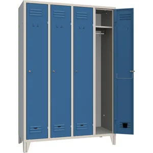 Garderobenschrank Abteilanzahl 4 RAL7035/5010